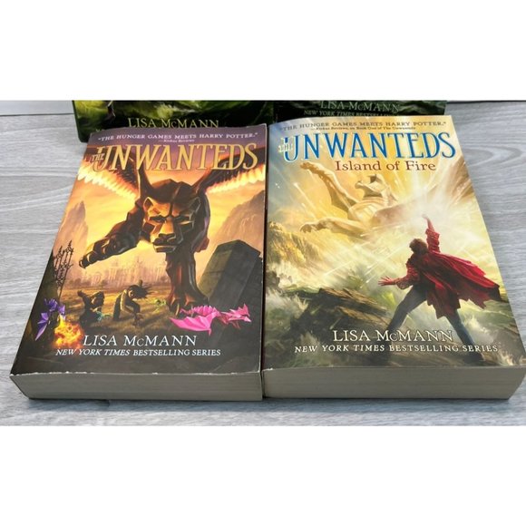 Lot of 4 The Unwanteds Books 1 2 3 7 Lisa McMann Island Silence Fire Dragons - Picture 7 of 10